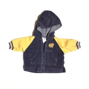 Vintage Carter’s Kids Purple Tractor Fuzzy Hoodie